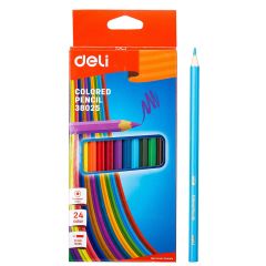 Deli E38025 Color Pencil - 24 Colors x (Box of 12)