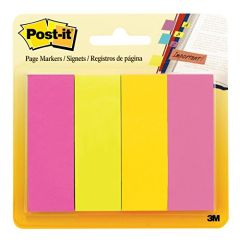 3M 670-5AU Ultra Colours Post-it Page Marker - 0.50" x 2" - 50 Sheets x 5 Pads / Pack