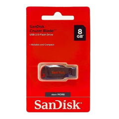 SanDisk Cruzer Blade USB 2.0 Flash Drive - 8 GB