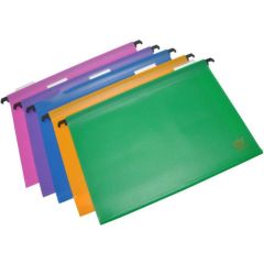 FIS FSHF01AS PP Hanging File -F/S - Assorted Color (Pack of 5)