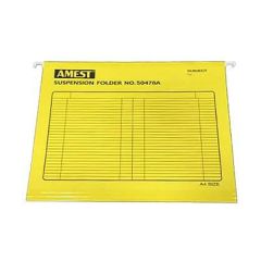 Amest 504 Suspension Folder - A4 - Yellow (Pack of 50)