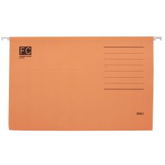 Deli E5469 Suspension File - F/S - Orange (Pack of 25)