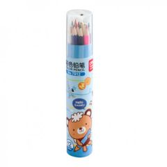 Deli 7012 Color Pencil - 12 Colors/Tube x (Box of 24)