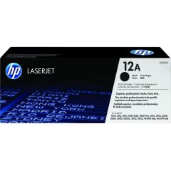 HP 12A LaserJet Toner Cartridges - Black (Q2612A)