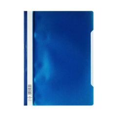 Durable 2573-07 PP Clear View Folder - A4 - Dark Blue (Pack of 25)