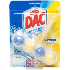 DAC 4 Function Formula Toilet Rim Block - Lemon - 50 Grams