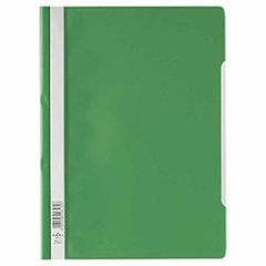 Durable 2573-05 PP Clear View Folder - A4 - Green (Pack of 25)