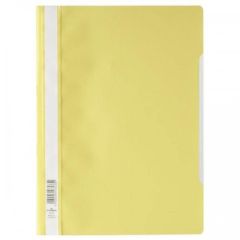 Durable 2573-04 PP Clear View Folder - A4 - Yellow (Pack of 25)