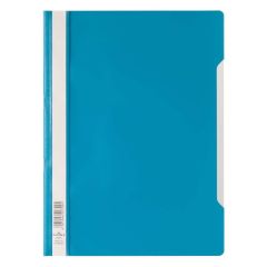 Durable 2573-06 PP Clear View Folder - A4 - Light Blue (Pack of 50)