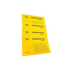 Deluxe AMT 16111A Suspension Folder With Tape - F/S - Yellow (Pack of 50)