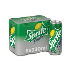 Sprite Light Can - 330ml x (Pack of 6)