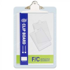 FIS FSCB8046LBL Acrylic Clipboard - F/S - Light Blue
