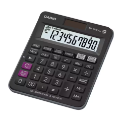 Casio MJ-100D Plus Calculator - 10 Digits, Black