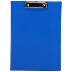 Deli E38154A Double PVC Clip Board - Blue