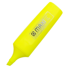Maxi MX-50Y Premium Highlighter, Yellow (Pack of 12)